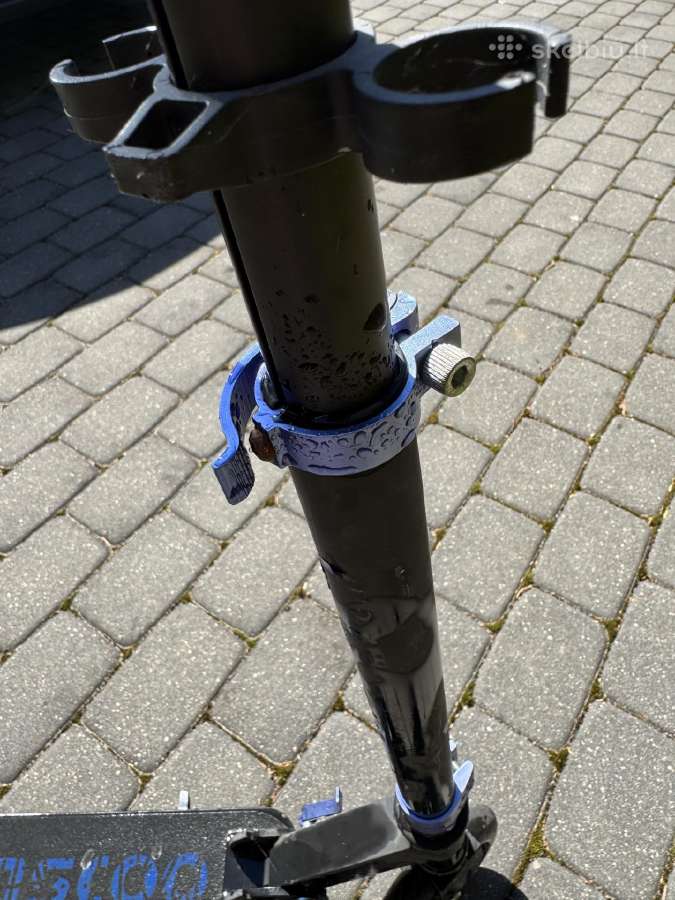 Paspirtukas Funscoo City Scooter 145 Black/blue - nuotraukos Nr. 4