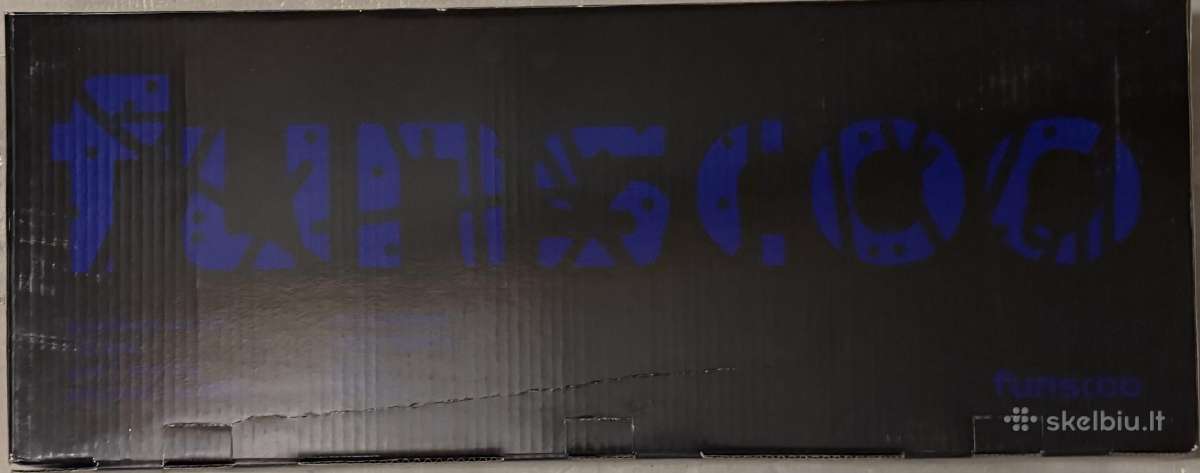 Paspirtukas Funscoo City Scooter 145 Black/blue - nuotraukos Nr. 7