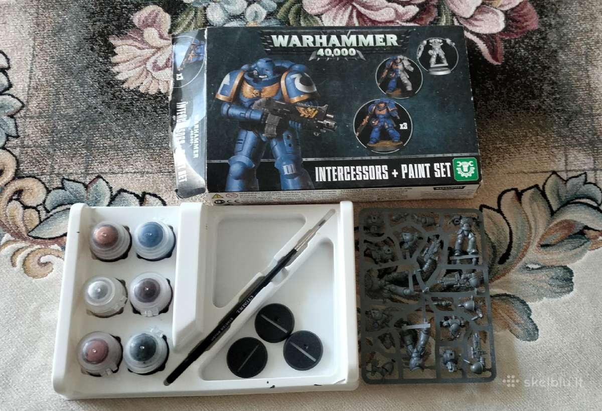 Warhammer 40 000 Intercessors + paint set
