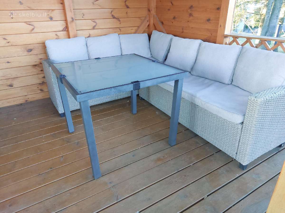 Lauko stalas 90x90 - nuotraukos Nr. 3