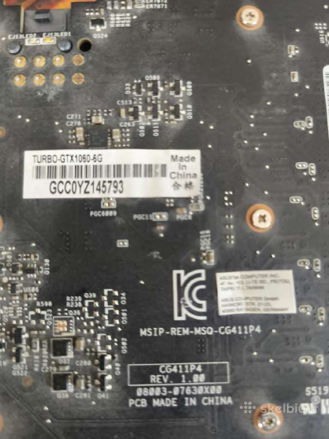 Gtx 1060 Turbo - nuotraukos Nr. 2