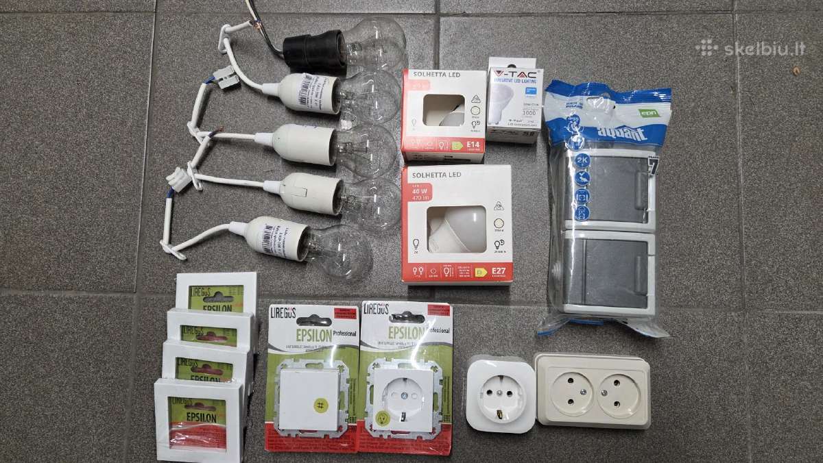 Elektros instaliacijos dalys
