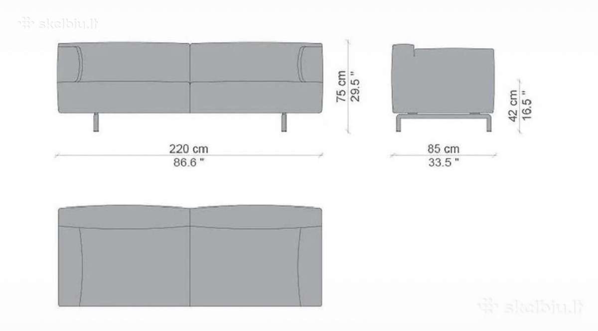 Cassina sofa Met, Piero Lissoni 1996 - nuotraukos Nr. 6