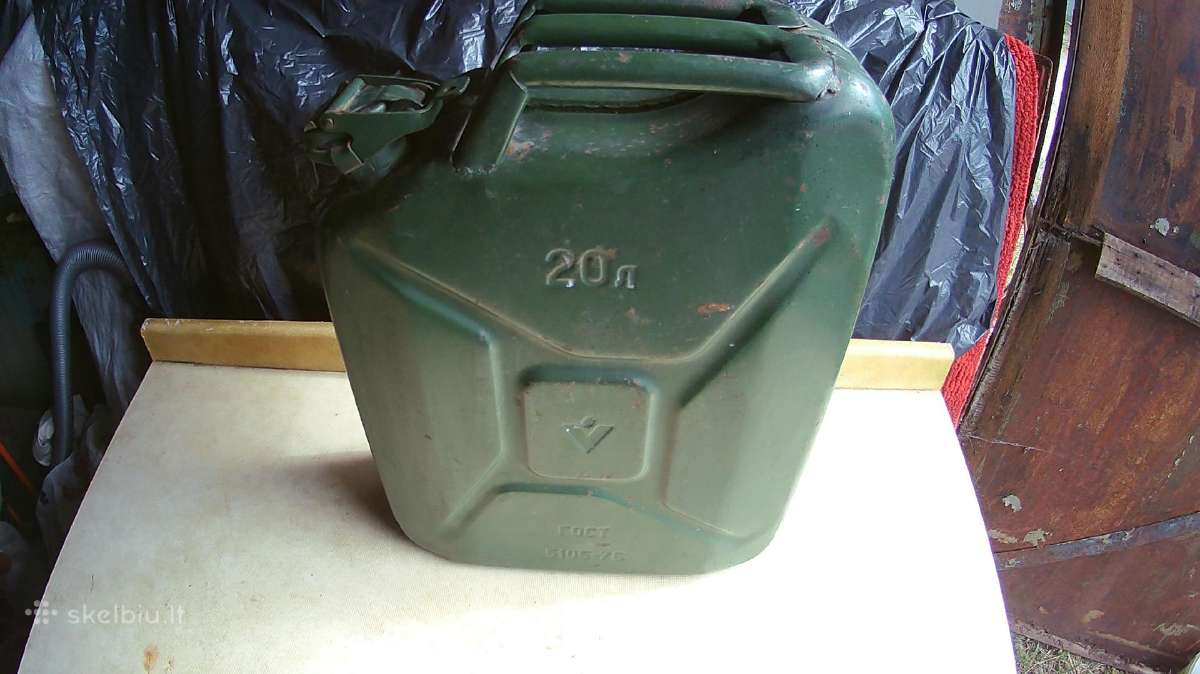Degalų talpa 20l metalinė