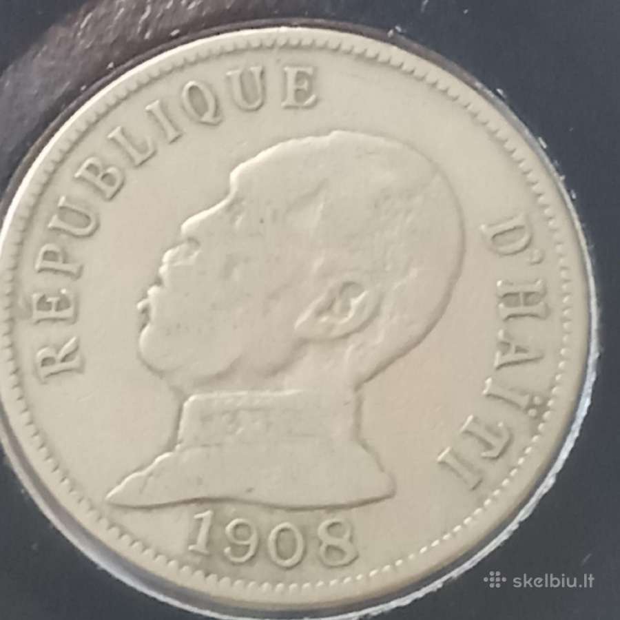 Haitis 50 sentimų 1908