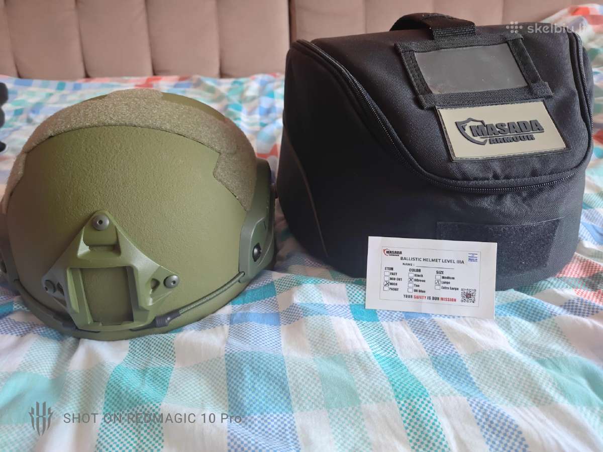 Masada armour mich M dydžio balistinis šalmas - nuotraukos Nr. 6