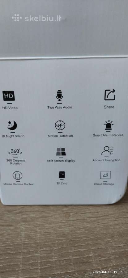 360 Wi-fi Cloud Camera. Vaizdo stebėjimo kamera - nuotraukos Nr. 4
