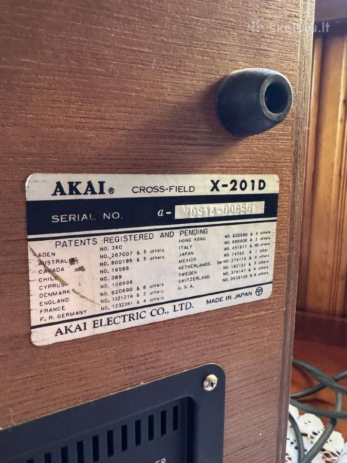 Akai X-201d - nuotraukos Nr. 4