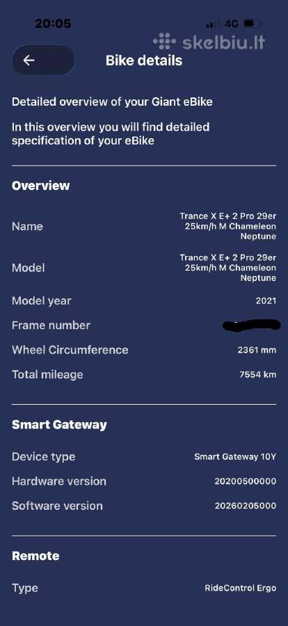 Giant Trance X E+ 2 Pro 29er (2021 m.) - nuotraukos Nr. 14