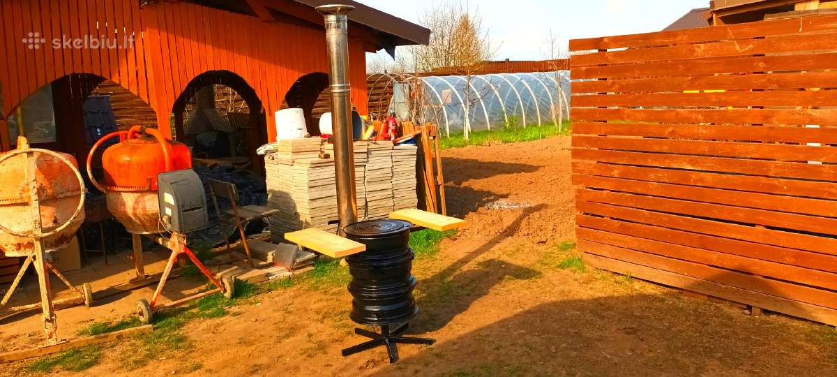 Lauko krosnele kazanui ar keptuvei - nuotraukos Nr. 9