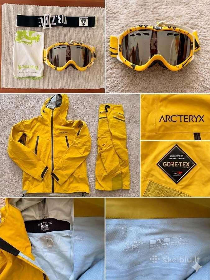 Arcteryx Gore-tex vyriskas slidinejimo kostiumas