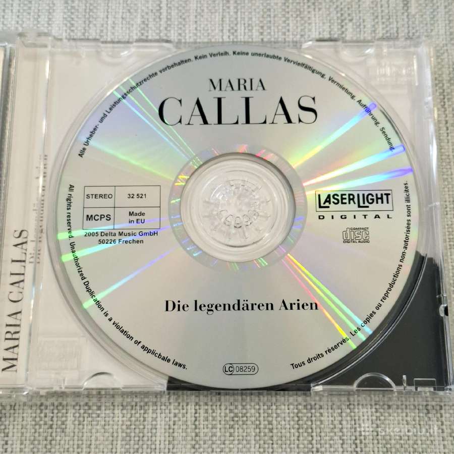 Maria Callas - Die Legendaren (CD, Albumas) - nuotraukos Nr. 3