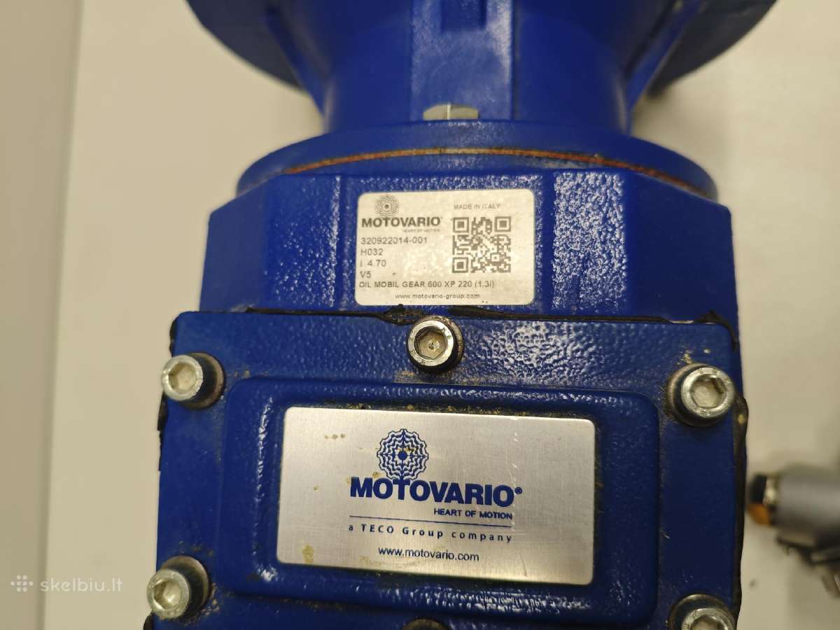 Reduktorinis el. variklis su auto temp kontrole - nuotraukos Nr. 3
