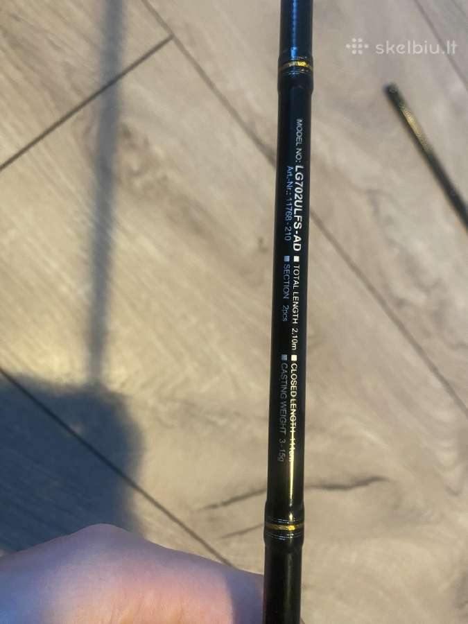 Daiwa Legalis Ul Spin 3-15g 210cm - nuotraukos Nr. 4