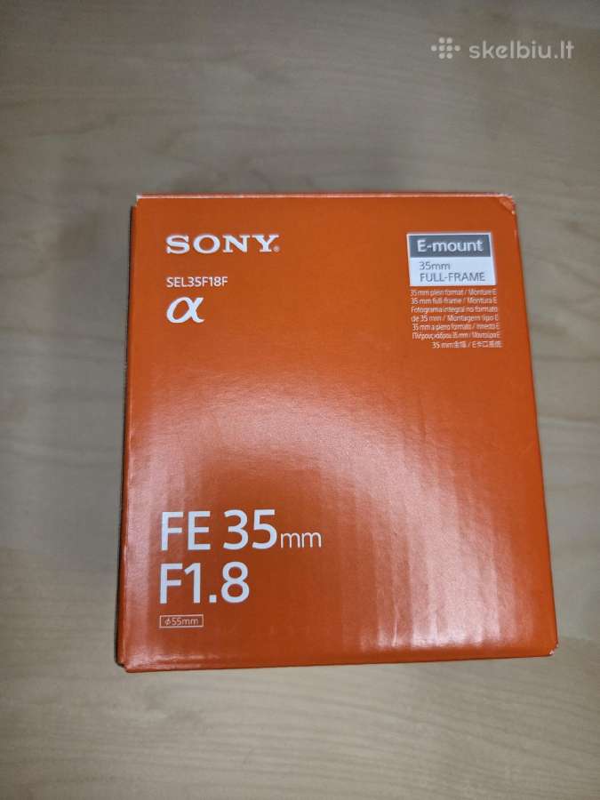 Sony Fe 35mm F1.8 (Sel35f18f) Ff