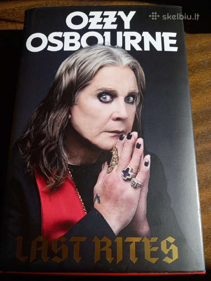Parduodu knyga Ozzy Osbourne "Last Rites"