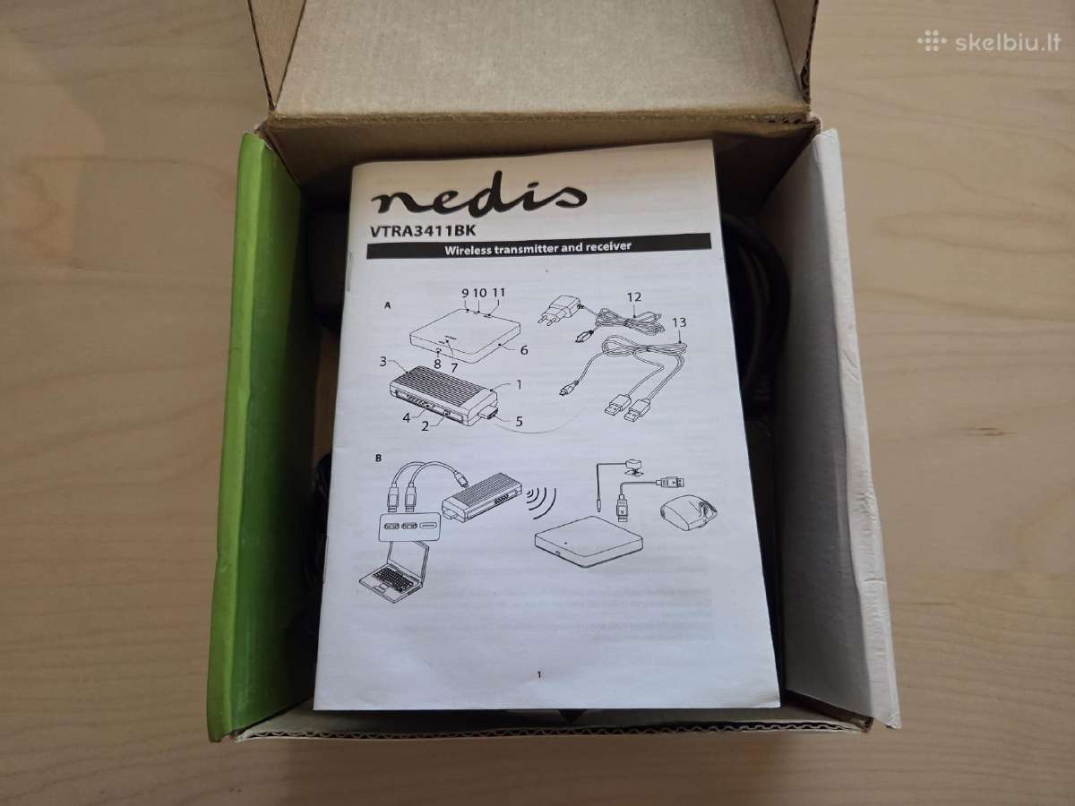 Nedis Vtra3411bk Hdmi transmitter - nuotraukos Nr. 2
