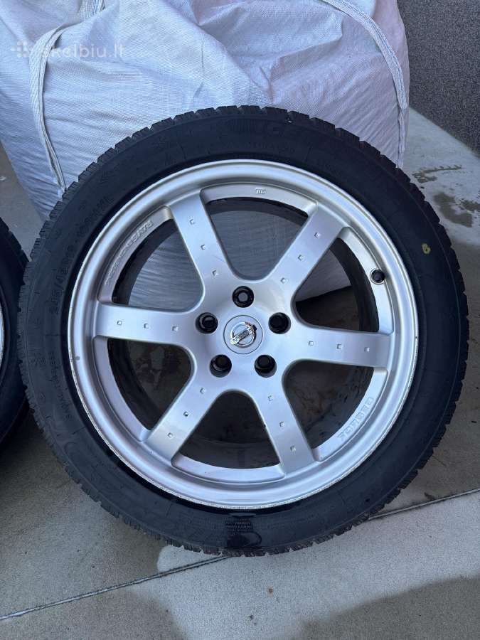 Rays Forged Oem Nissan 350z ratlankiai su padangom - nuotraukos Nr. 4