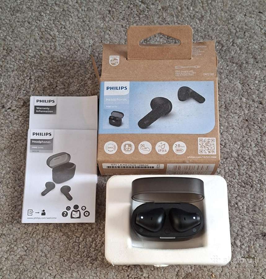 Philips pakraunami belaidžiai ausinukai