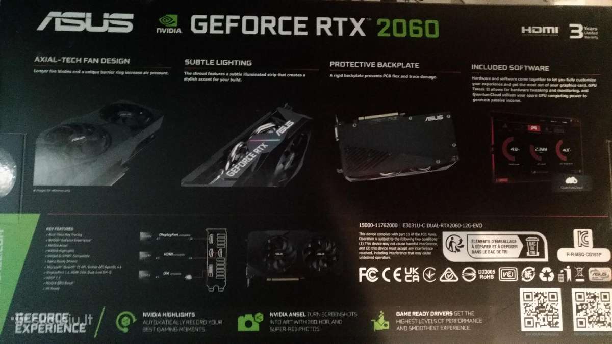 Geforce Rtx 2060 12gb Asus
