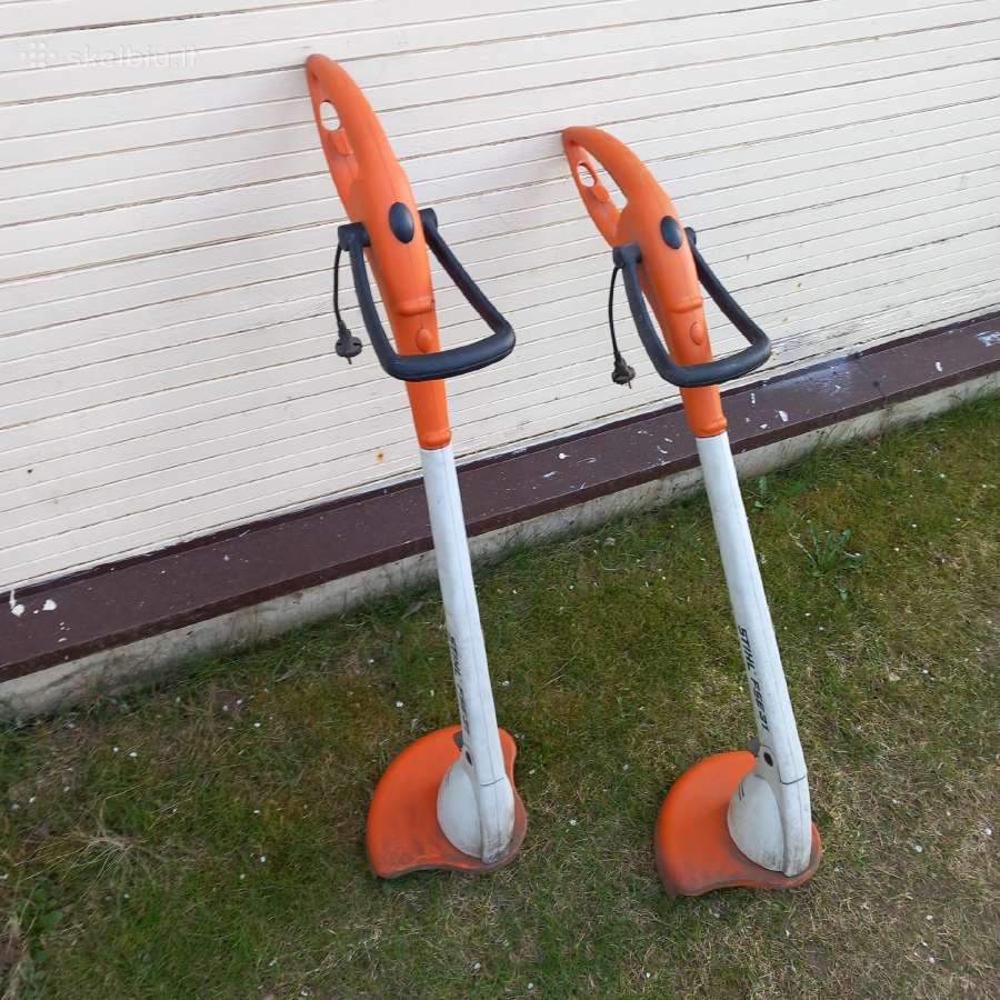Du Stihl trimeriai