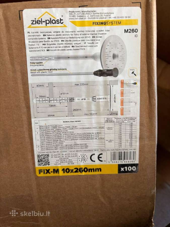 Smeigės ziel-plast Fix-m