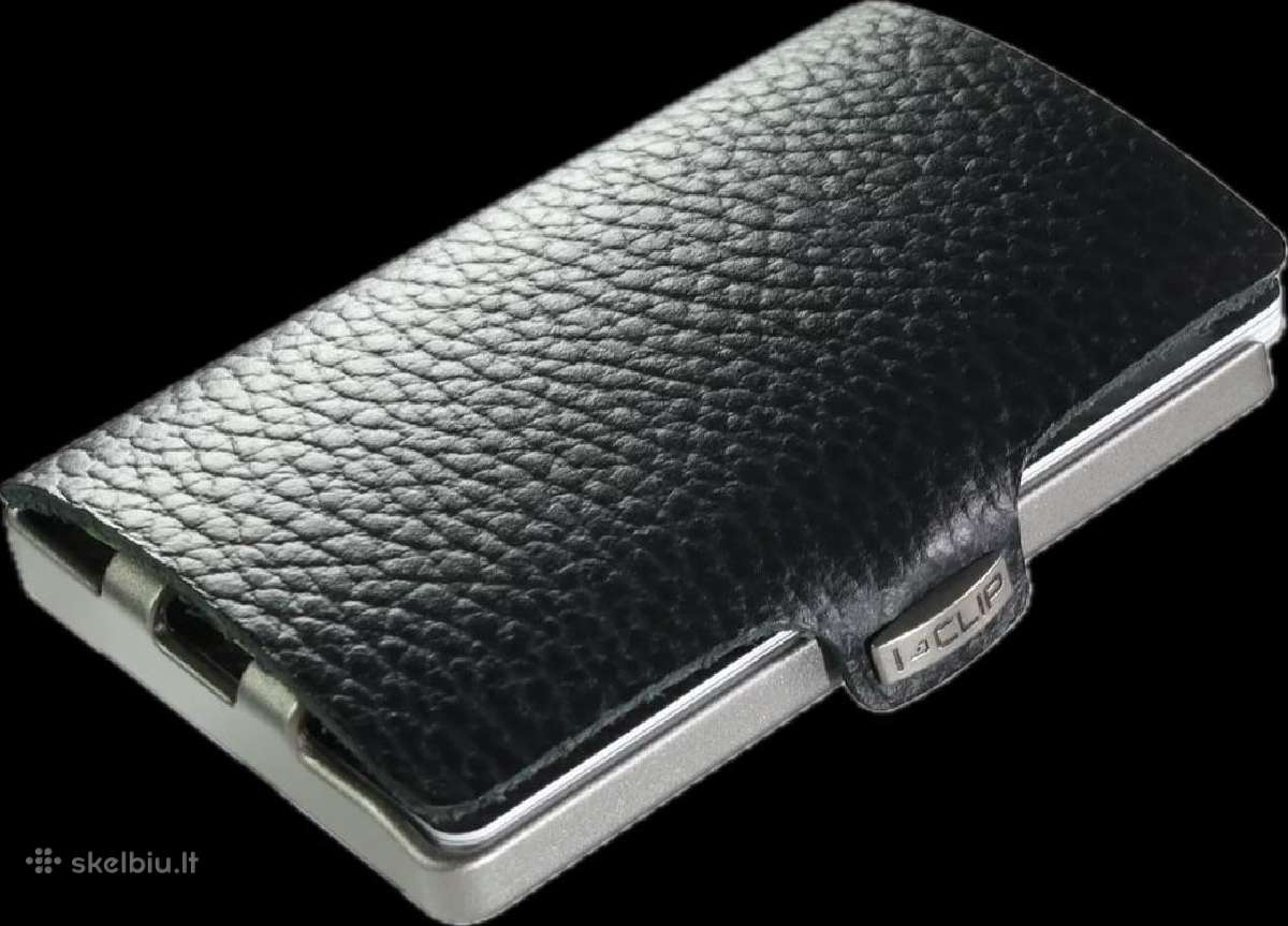 Vyriška piniginė I-clip Original Silver Pure Black - nuotraukos Nr. 6