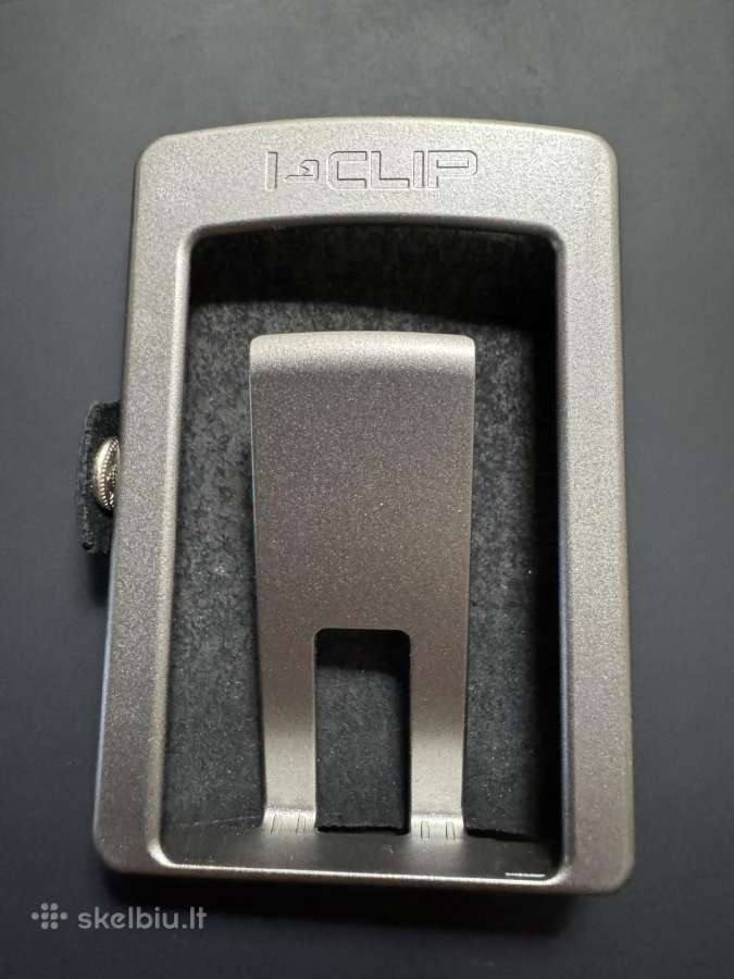 Vyriška piniginė I-clip Original Silver Pure Black - nuotraukos Nr. 2