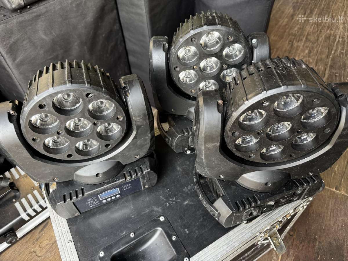 LED judančios galvos