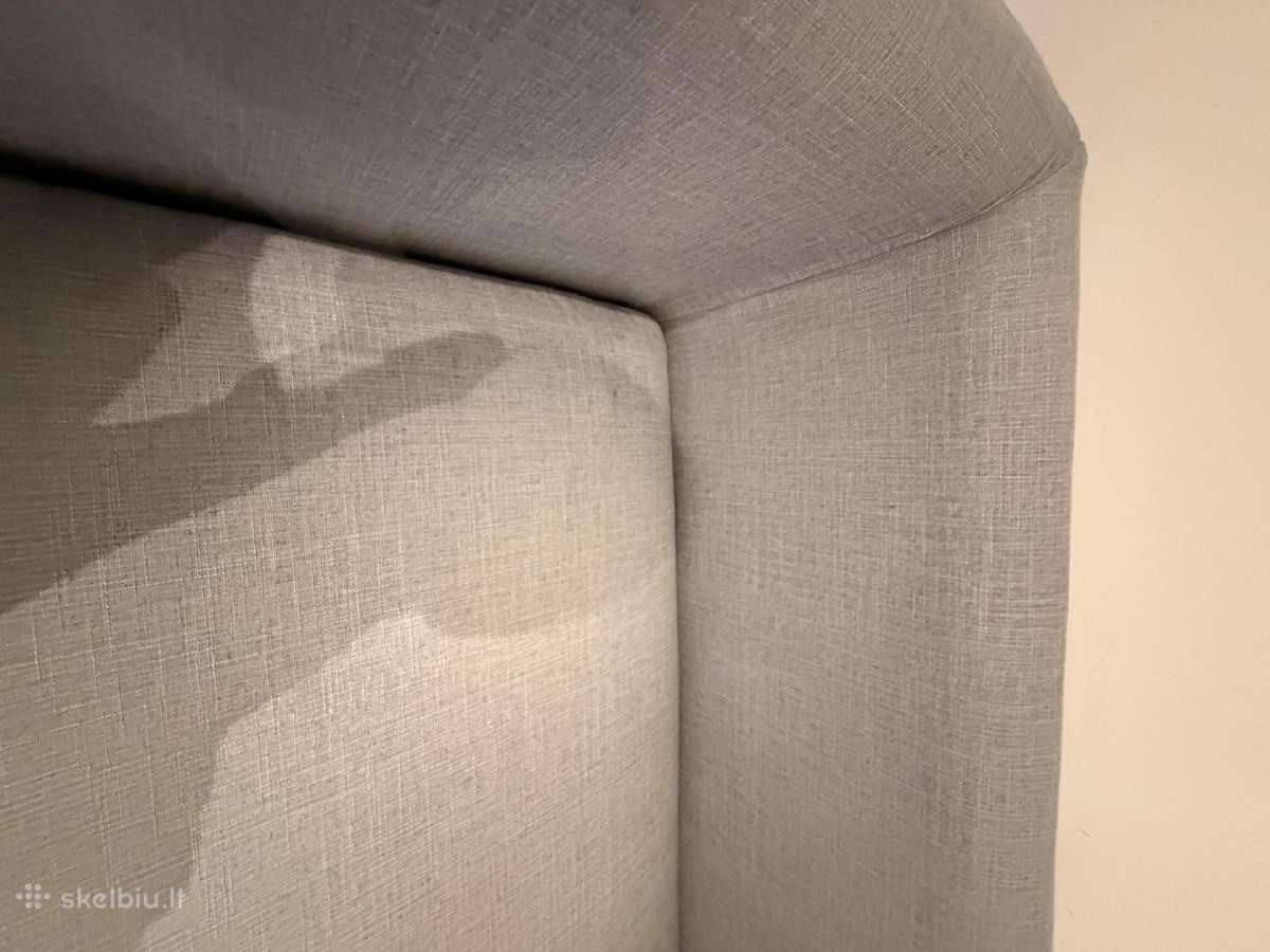 Puikios būklės Subtila viengulė lova 90x200 žydra - nuotraukos Nr. 5