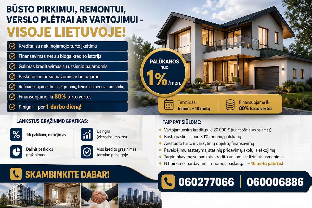 Kreditai Su Turto Įkeitimu – Greitai Ir Lankščiai