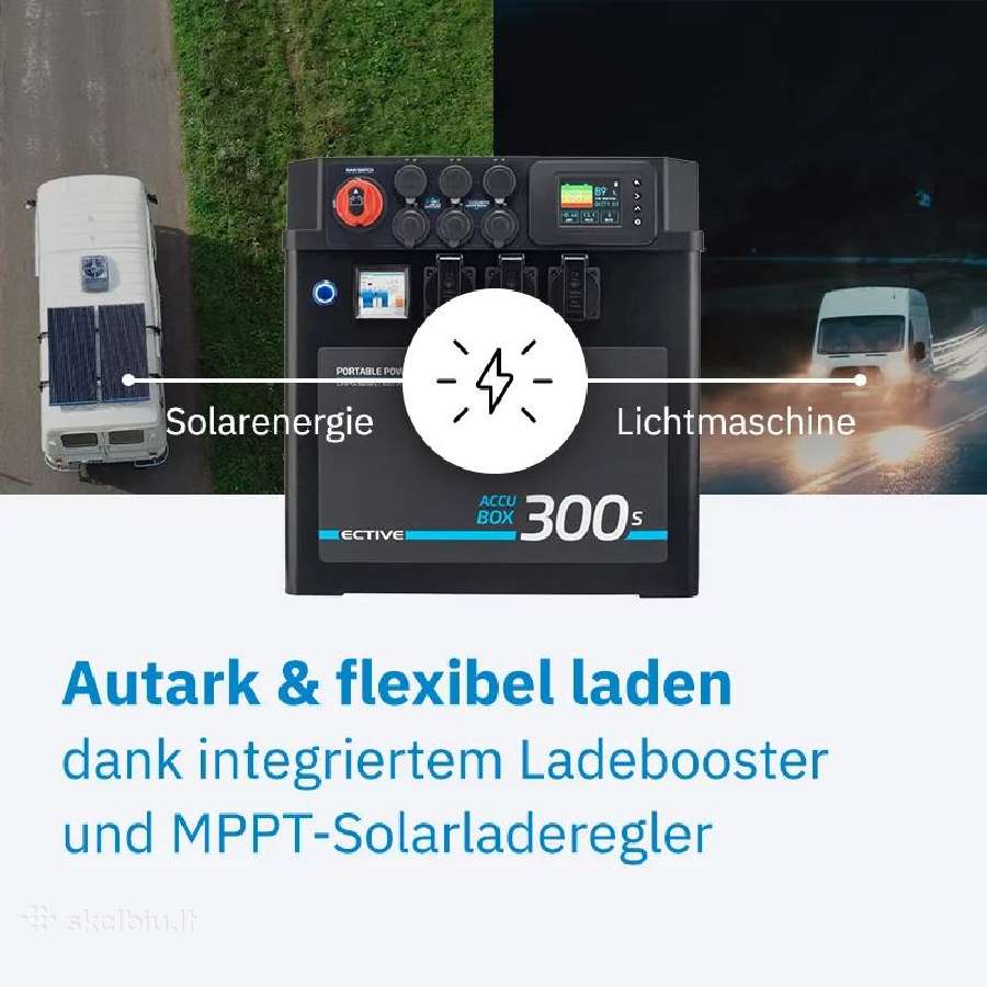Ective Accubox 300s Lifepo4 jėgainė 3840wh - nuotraukos Nr. 9