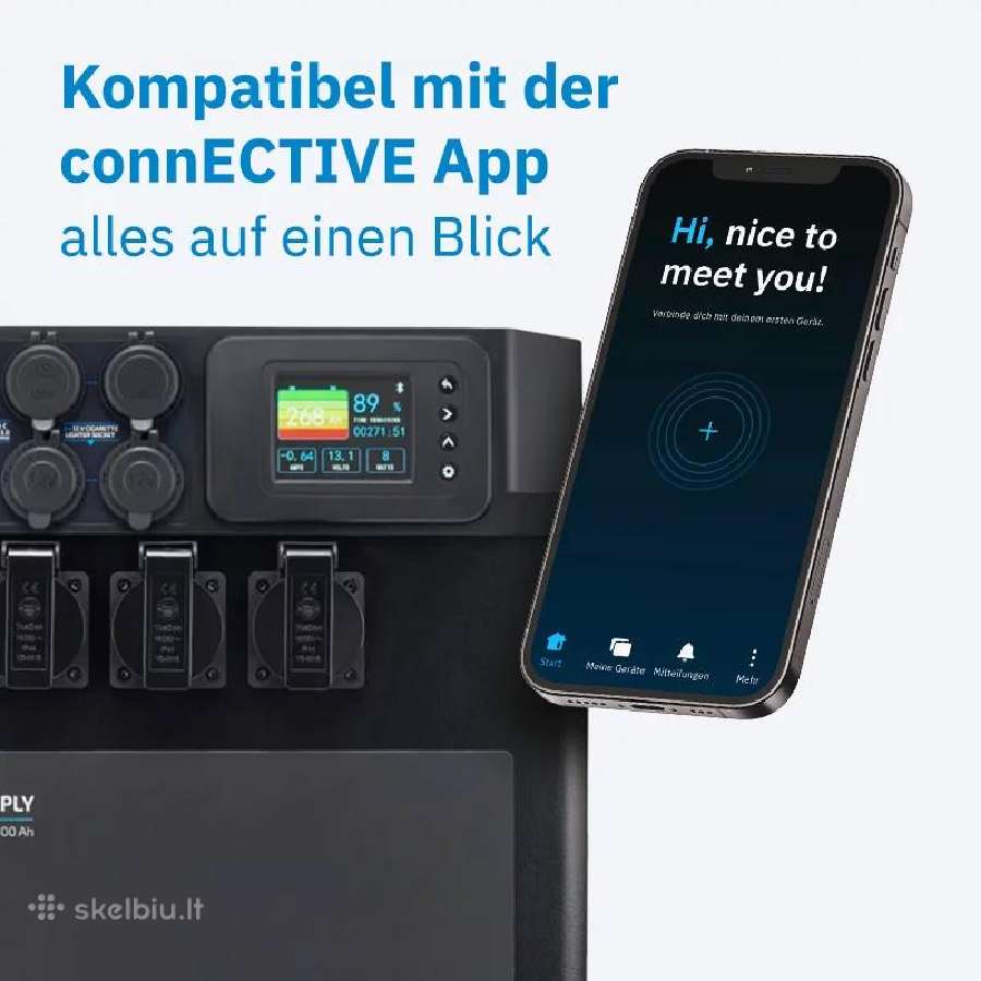 Ective Accubox 300s Lifepo4 jėgainė 3840wh - nuotraukos Nr. 6