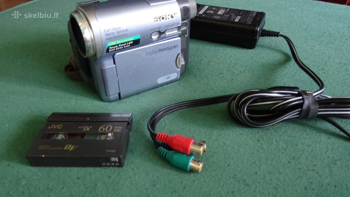 Sony Kasetinė Mini Dv video kamera.