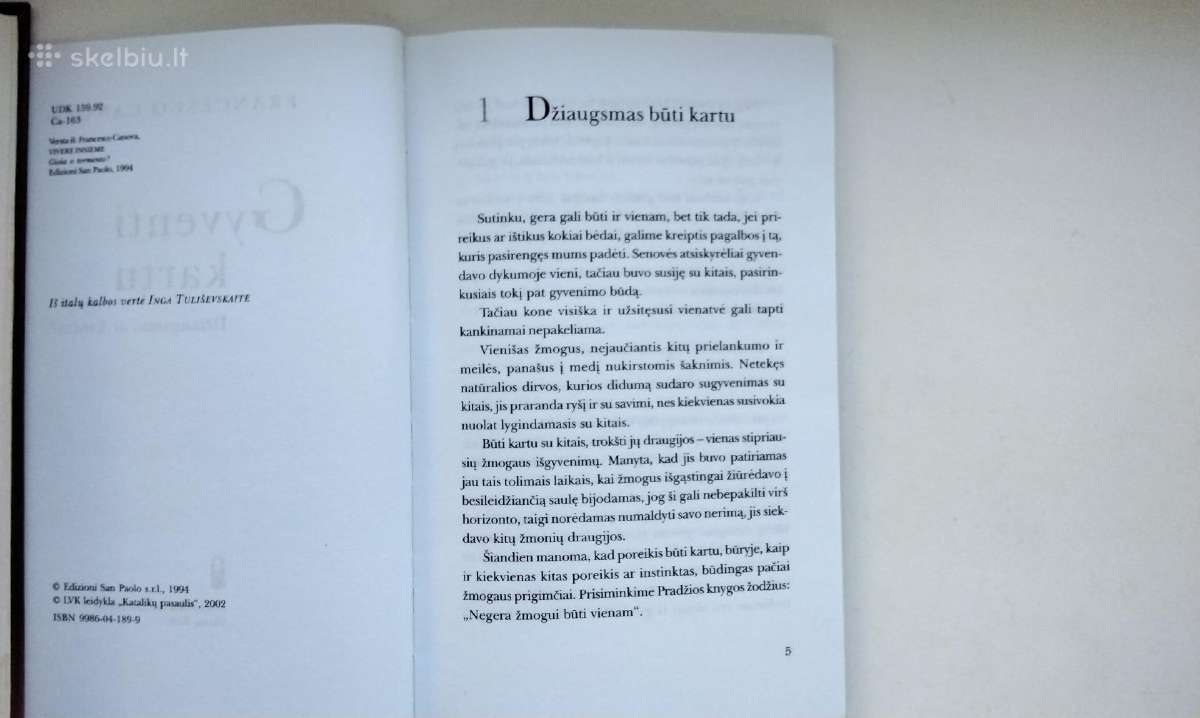 Baimė mylėti. Gyventi kartu. Gerai elgtis su savim - nuotraukos Nr. 15