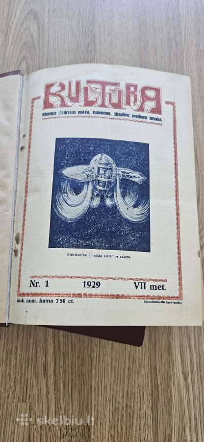 Kultūra. 1929 m. Visi numeriai 1–12men.