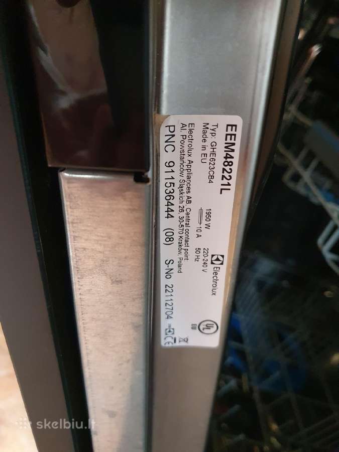 Indaplovė Electrolux Eem48221l