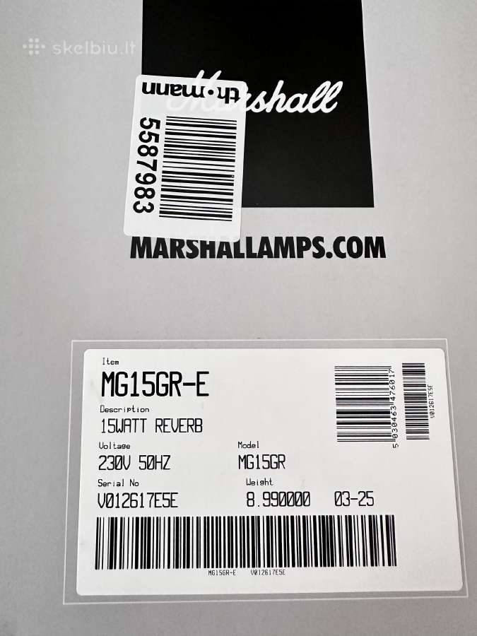 Marshall Mg15gr - nuotraukos Nr. 7