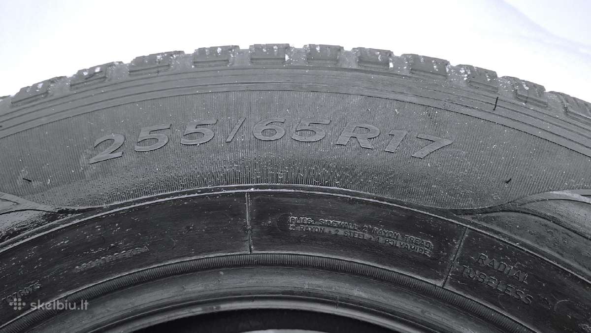 Padangos 4x4 255/65 R17