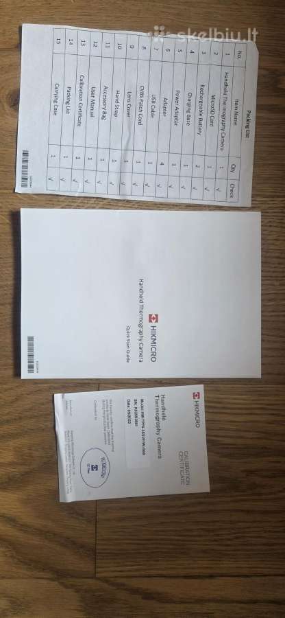 Profesionali termovizinė kamera Hikmicro G60 - nuotraukos Nr. 11