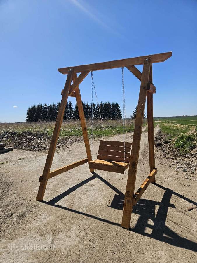 Parduodamos rankų darbo lauko supynės