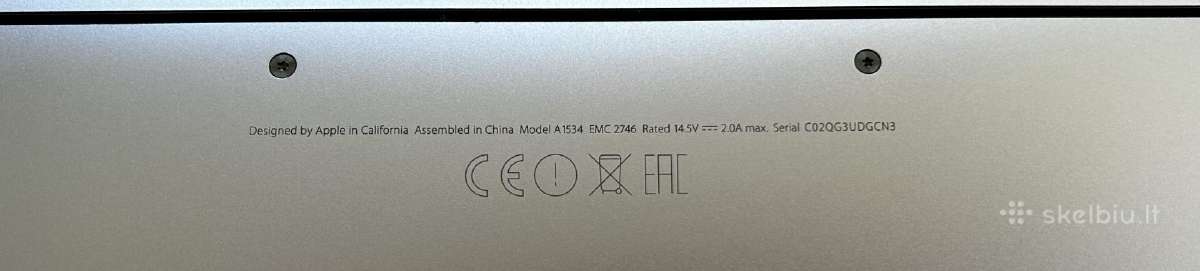 Apple MacBook 12-inch Retina - nuotraukos Nr. 4