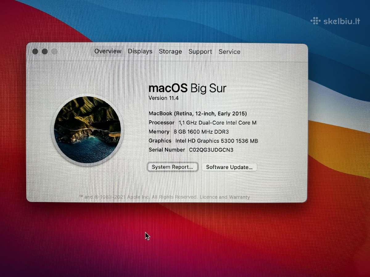 Apple MacBook 12-inch Retina - nuotraukos Nr. 6