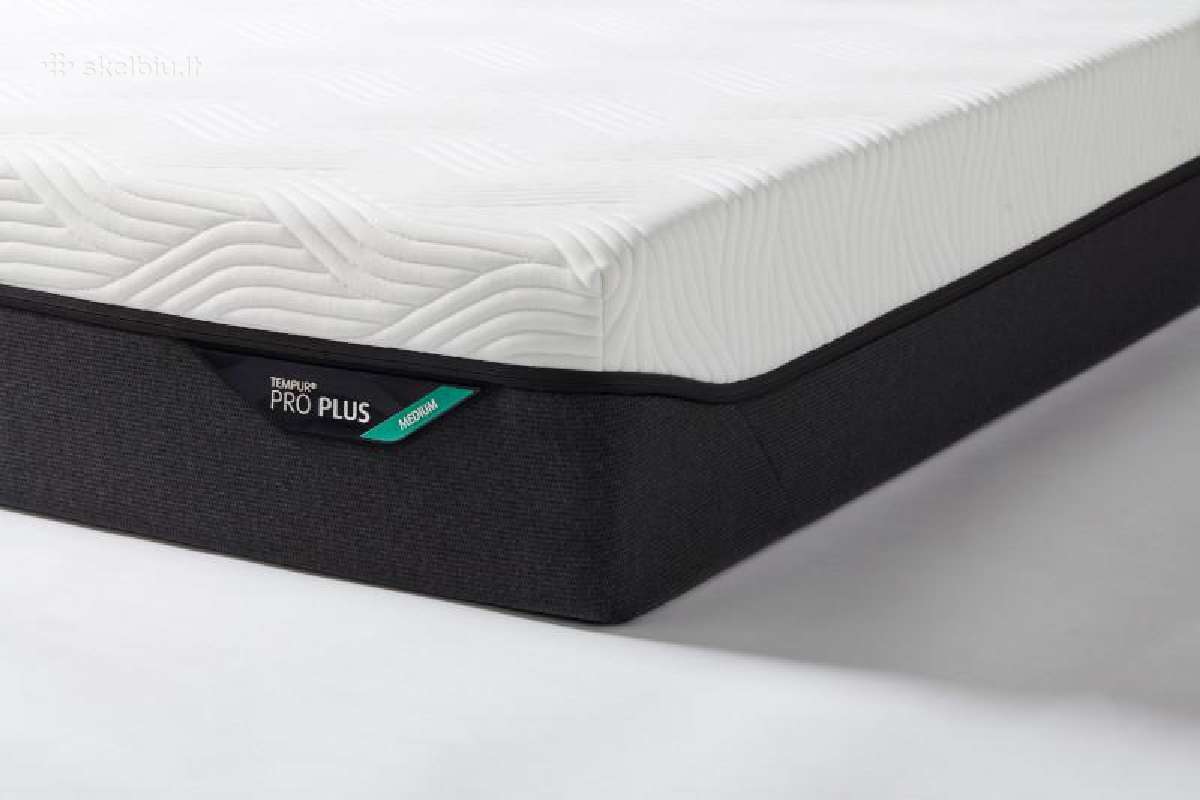 Nauja Tempur pro plus medium čiužinys 160x190x25cm