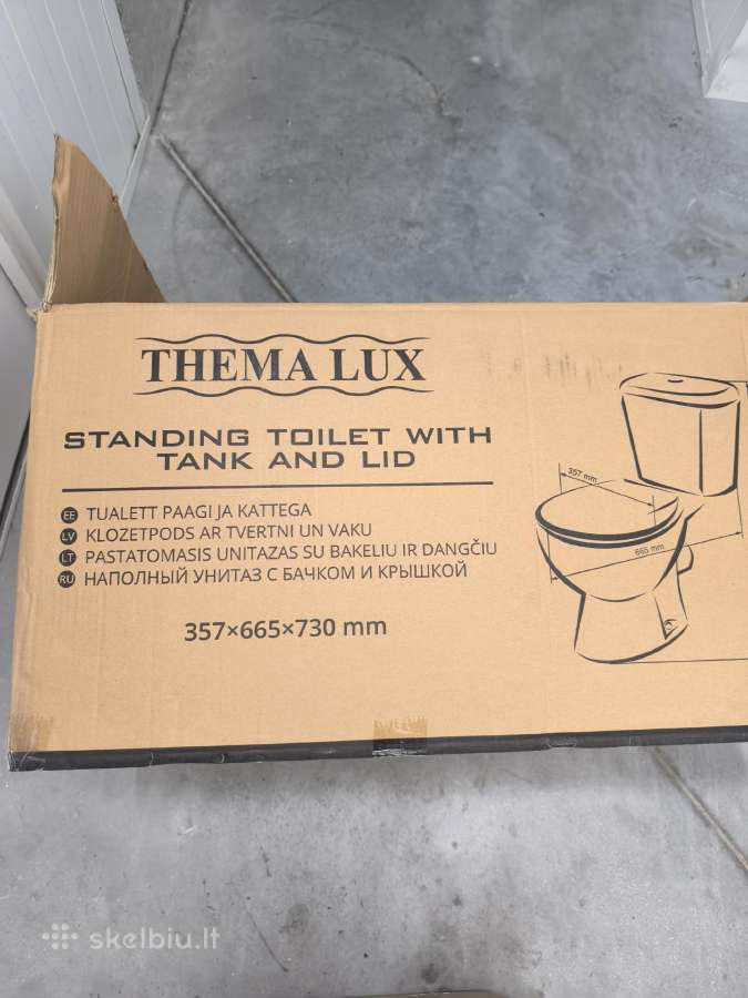 Thema Lux WC bakelis sukomplektuotas - nuotraukos Nr. 2