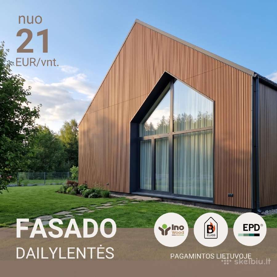 Wpc fasado dailylentės Inowood