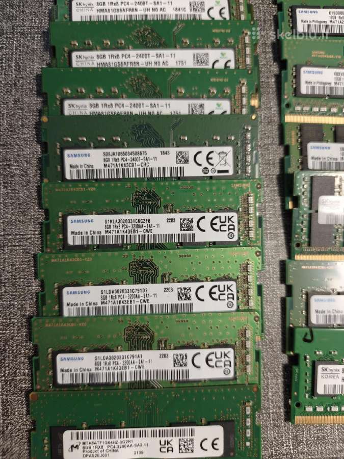 Ddr4 8gb 19€ sodimm Akcija