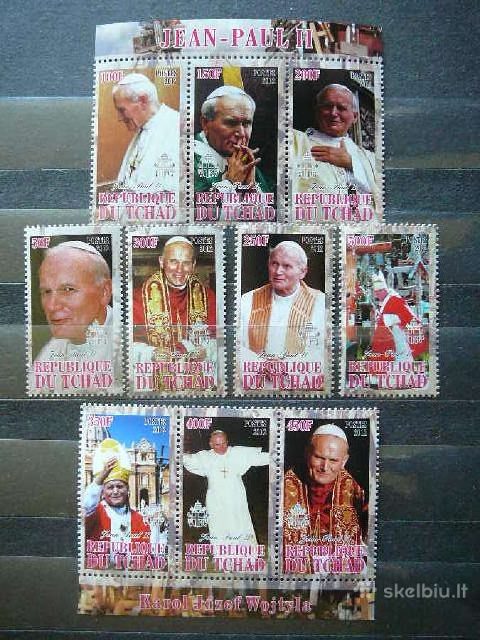 Popiezius J. Paulius II Cadas 2012 Mnh ch650