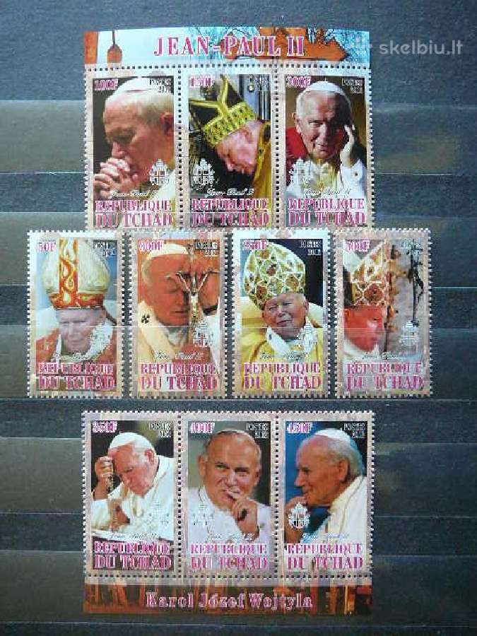 Popiezius J. Paulius II Cadas 2012 Mnh ch651