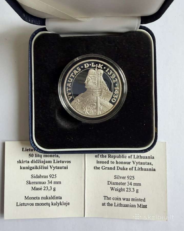 2000m. 50 Litu Vytautas - nuotraukos Nr. 4